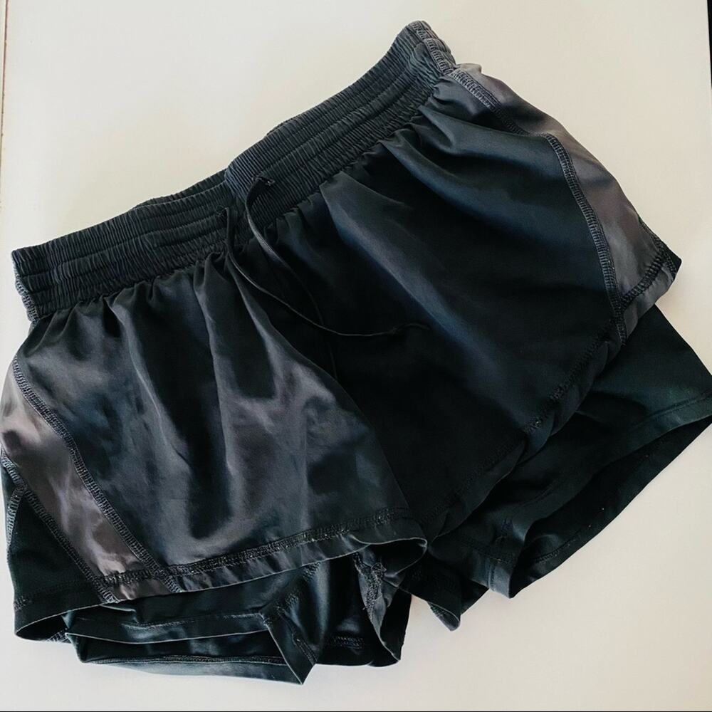 Champion Black Bike Shorts Lined Spandex Running Gym Athleisure Workout Short S